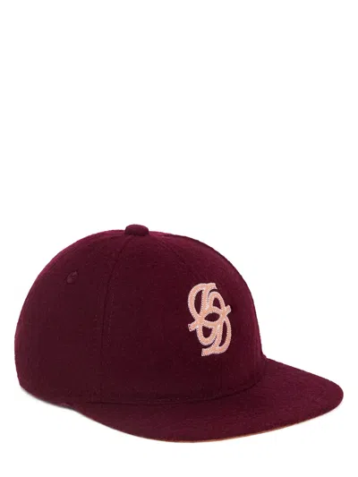 Drôle De Monsieur La Casquette Monogramme In Red