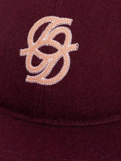 Drôle De Monsieur La Casquette Monogramme In Red