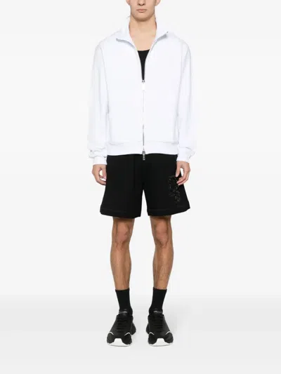 Dsquared2 D2 Appliqué Track Shorts In Black