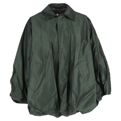 Comme Des Garçons Windbreaker Jacket In Green Polyamide In Green
