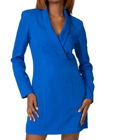 Area Stars Linda Blazer Dress In Blue In Blue