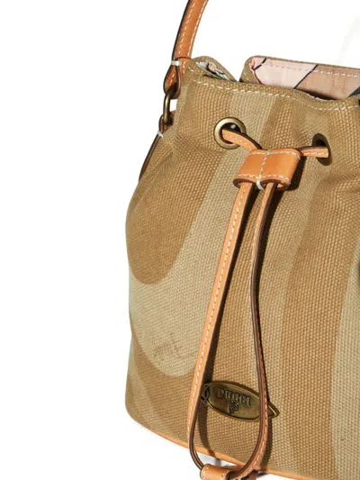 Pucci Yummy Drawstring Bucket Bag In Brown