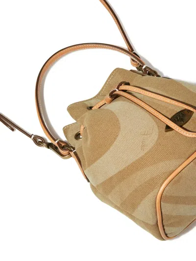 Pucci Yummy Drawstring Bucket Bag In Brown