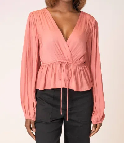 Area Stars Eloise V-neck Top In Pink In Pink