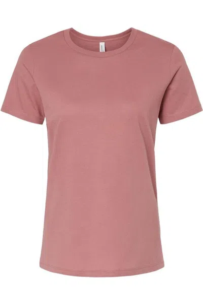 Bella+canvas Womens Relaxed Jersey Tee In Pink