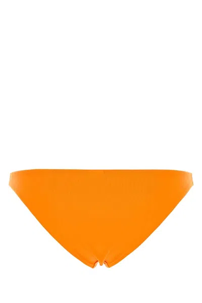Eres Orange Stretch Nylon Fripon Bikini Bottom In Orange