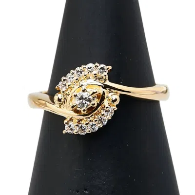 Pre-owned Seiko Gold (18k) Band Ring () In Yellow