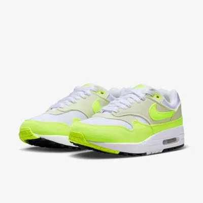 Nike Air Max 1 Panelled Sneakers In White