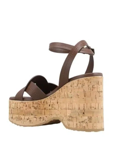 Gianvito Rossi Sandales Plateforme In Animal Print