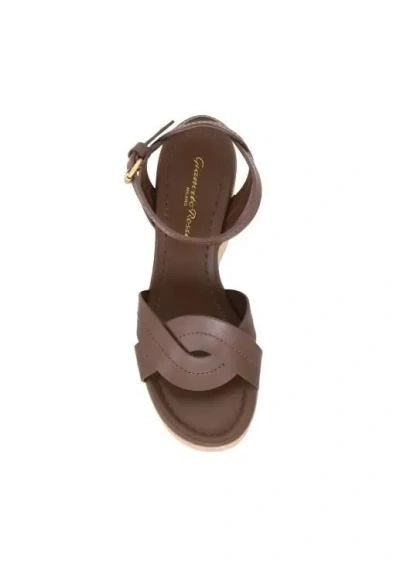 Gianvito Rossi Sandales Plateforme In Animal Print