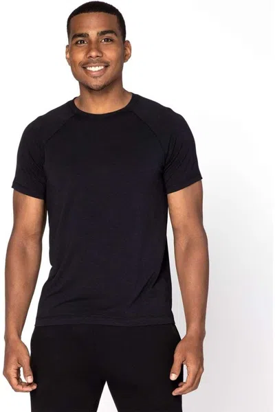 Threadfast Apparel Impact Raglan T-shirt In Black