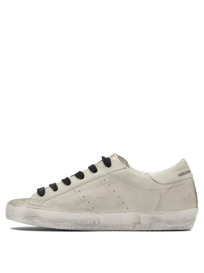 Golden Goose Super-star Leather Sneakers In Animal Print