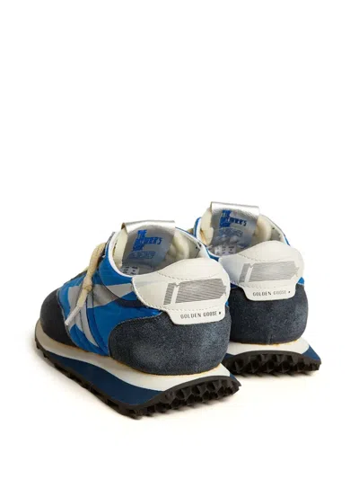 Golden Goose Running Marathon Nylon Upper Suede In Black