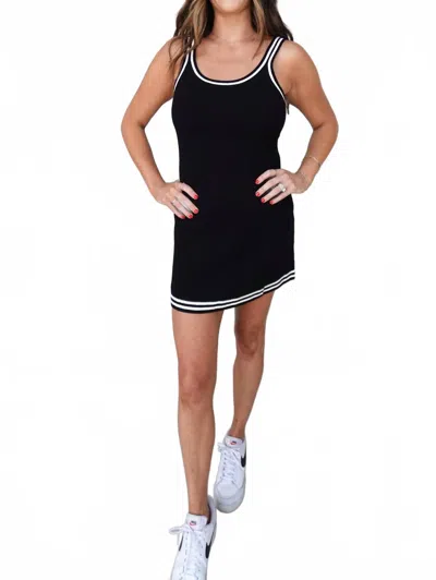 Tcec Tennis Dress In Black In Black