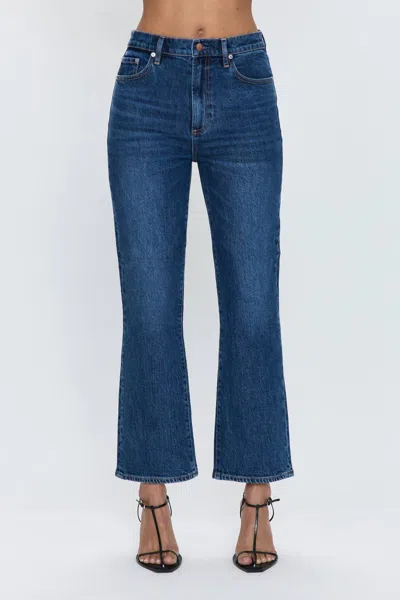 Pistola Ally High Rise Vintage Ankle Boot Jean In Victory In Blue