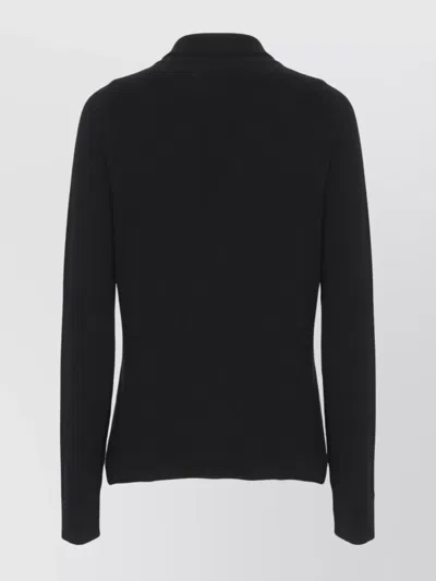 Vanisé Button-down Sweater In Black