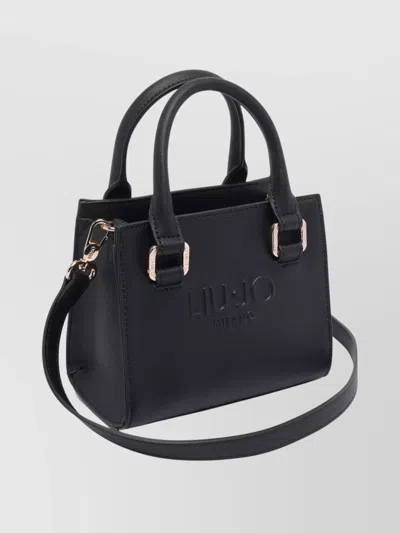 Liu •jo Versatile Handbag Removable Strap In Black