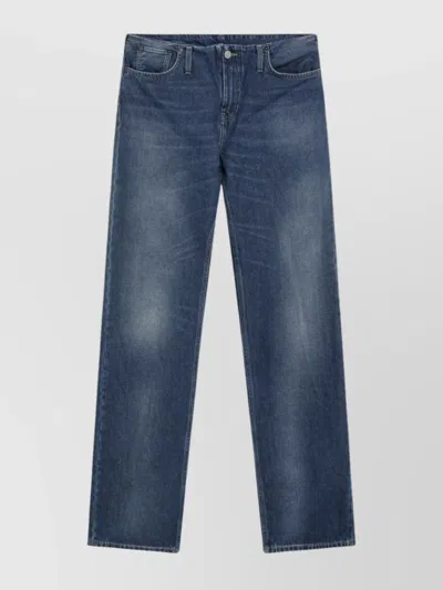 Acne Studios Denim Trousers Five-pocket Design In Multi