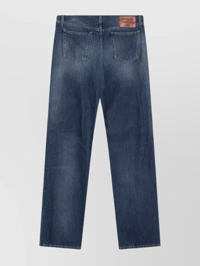 Acne Studios Denim Trousers Five-pocket Design In Multi