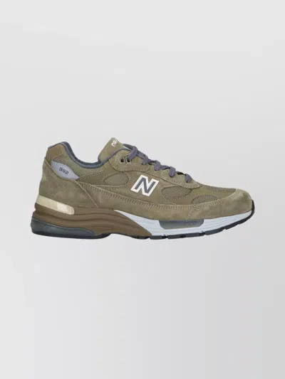 New Balance Lace-up Footwear With Suede And Mesh In Multi