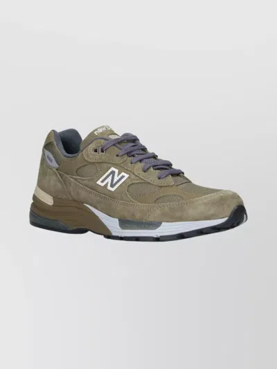 New Balance Lace-up Footwear With Suede And Mesh In Multi