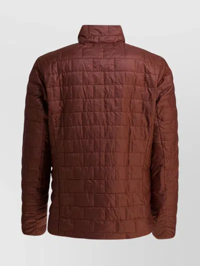 Patagonia Insulated Jacket With High Collar And Pockets In Multi