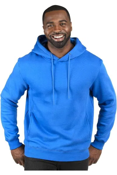 Threadfast Apparel Ultimate Fleece Pullover Hooded Sweatshirt In Blue