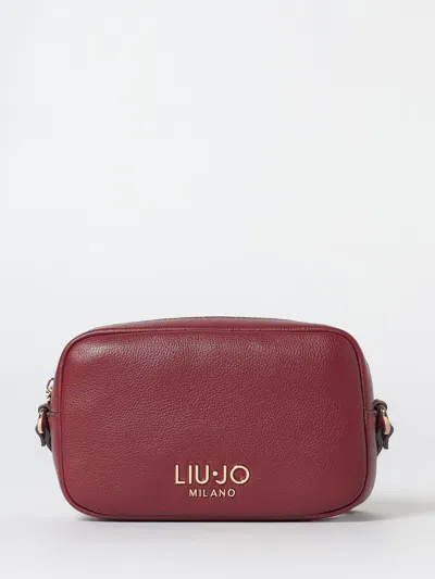 Liu •jo Small Logo Camera Bag With Adjustable Strap In Red