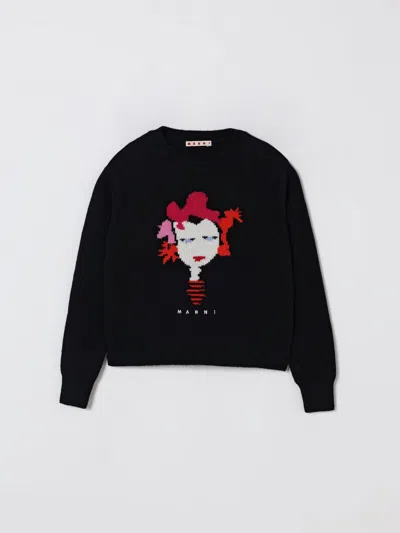 毛衣 MARNI 儿童 颜色 黑色