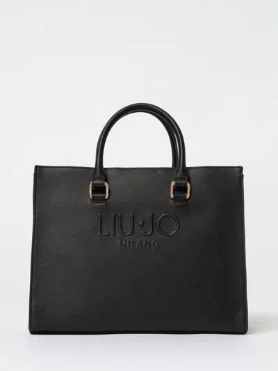 Liu •jo Versatile Tote Bag Detachable Strap In Black