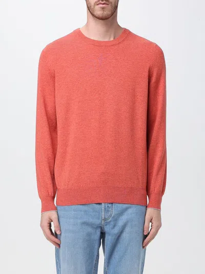 Brunello Cucinelli Cashmere Sweater In Orange