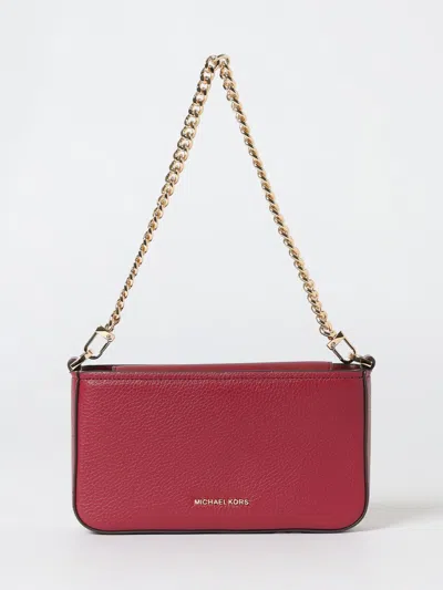 Michael Kors Bryant Clutch In Burgundy