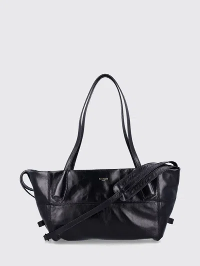 Balmain Rectangular Tote Bag Shoulder Strap In Black
