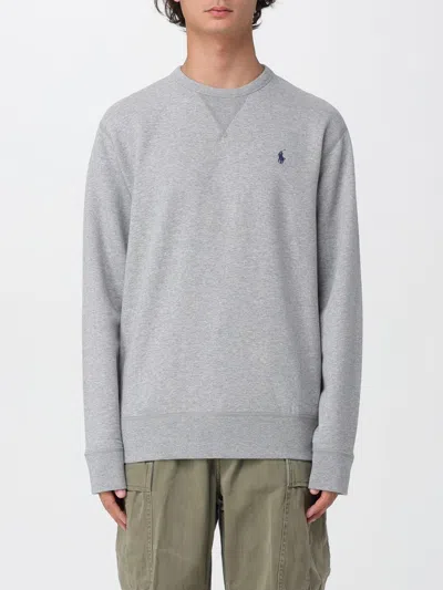 Polo Ralph Lauren Knit Sweater With Crew Neckline In Gray