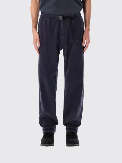 Gramicci Brushed Winter Twill Pants In Cotton In Blue