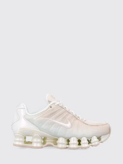 Nike Shox Tl Pearlised Sneakers In White