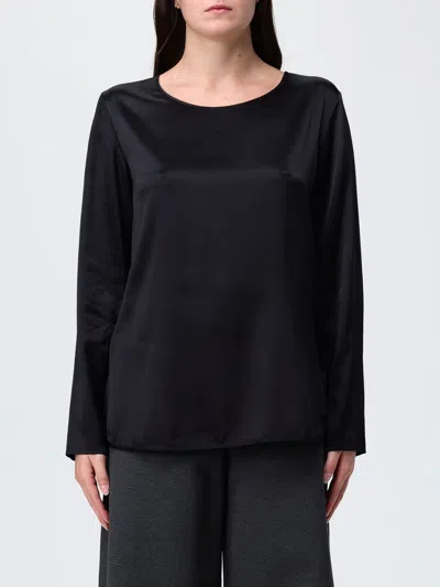 Mm Max Mara Top  Woman Color Black In Black