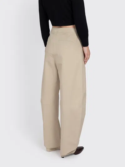Amomento Curved Long Pants In Nude