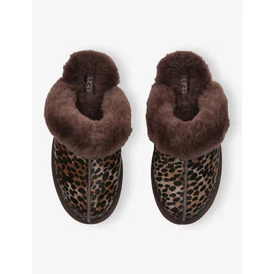 Ugg Scuffette Caspian In Burnt Cedar In Brown
