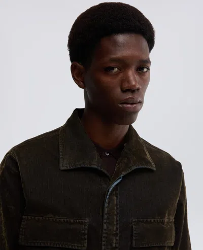 Aspesi Camicia Militare In Denim - Militare In Black