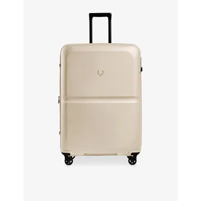 Antler Single Stripe Large 4-wheel Expandable Suitcase Wheat Yellow