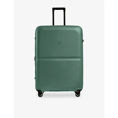 Antler Single Stripe Large 4-wheel Expandable Suitcase 81cm Seagrass Green