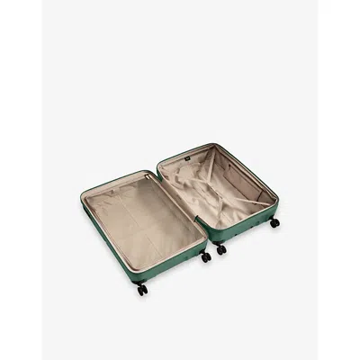 Antler Single Stripe Large 4-wheel Expandable Suitcase 81cm Seagrass Green
