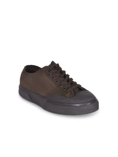 Superga Low-top Suede Sneakers In Rich Brown Coffee In Brown