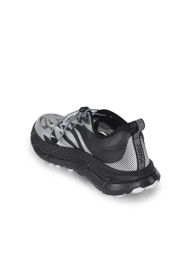 Hoka Mafate Speed 4 Lite Black Low Top Sneakers With Mesh Panels In Tech Fabric Unisex In Black