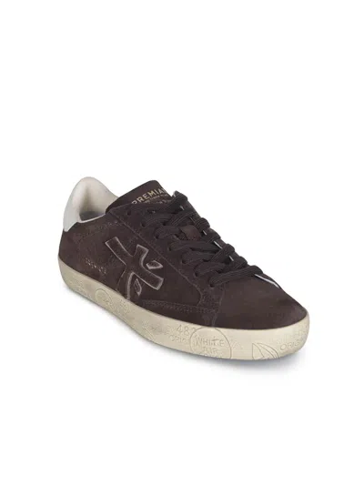 Premiata Sneaker "stevend" In Burgundy