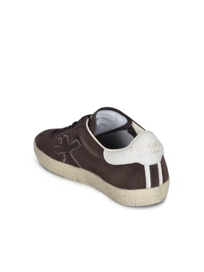 Premiata Sneaker "stevend" In Burgundy