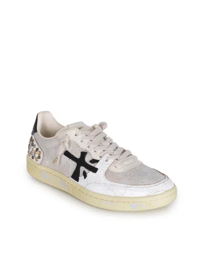 Premiata Studded Retro Lace-up Footwear In Multi