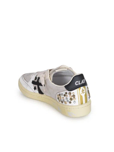 Premiata Studded Retro Lace-up Footwear In Multi