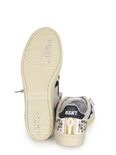 Premiata Studded Retro Lace-up Footwear In Multi